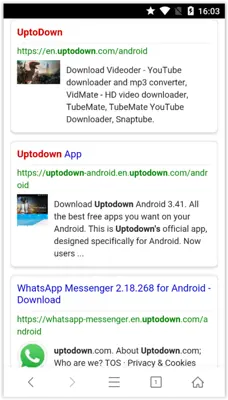 Phoenix Browser android App screenshot 7